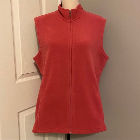 L.L. BEAN Zip-Front Fleece Vest Jacket - Picture 1 of 9